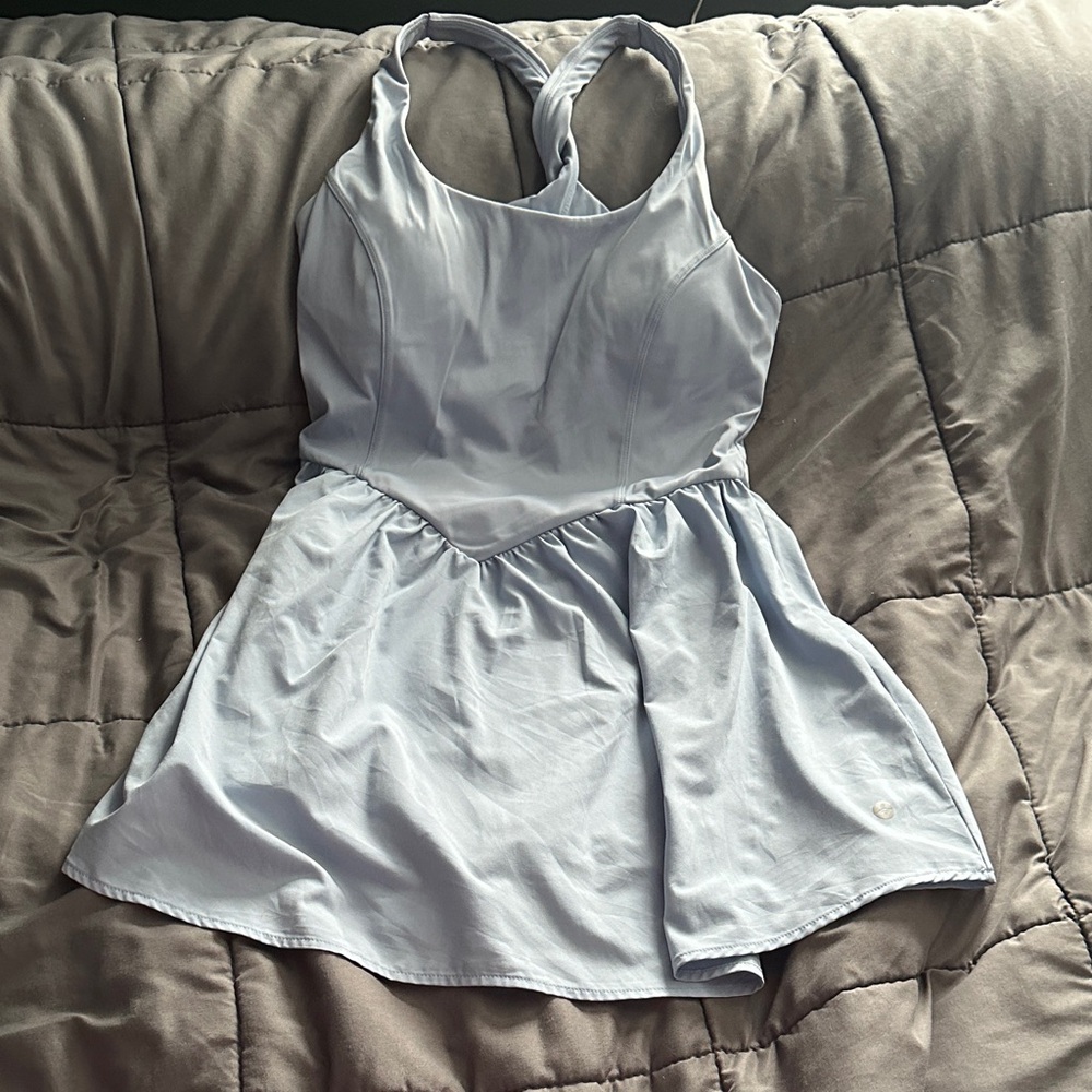 HALARA Light Blue Nylon Blend, Tennis Dress.